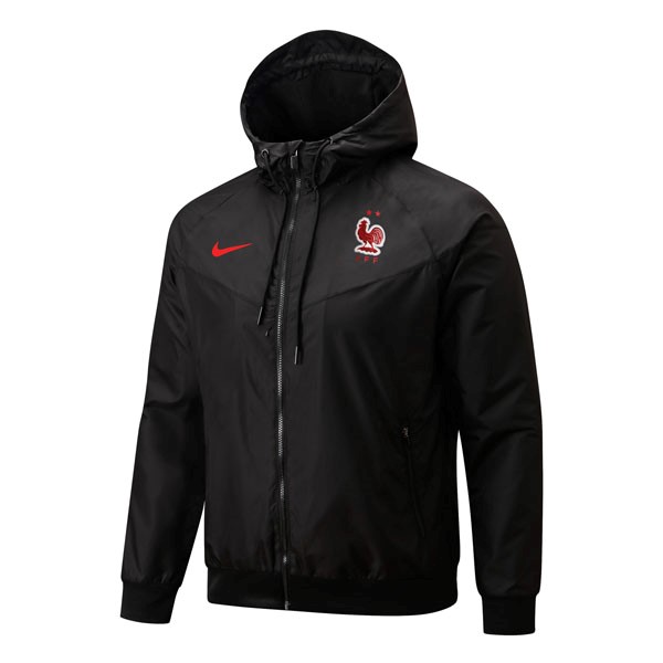 Windjacke Frankreich 2022-2023 Schwarz